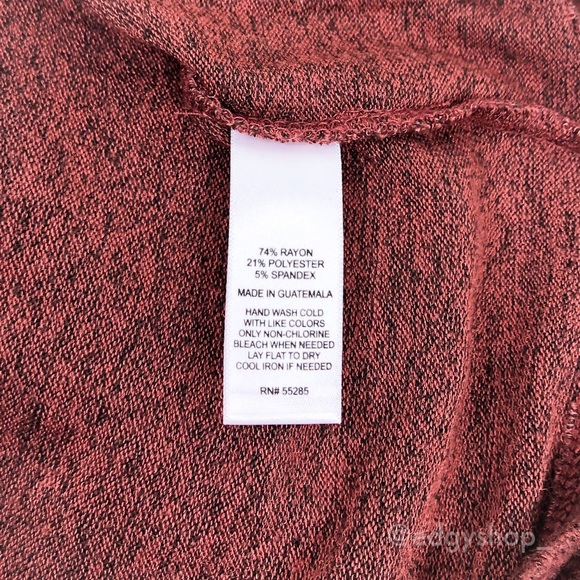 [Express] One Eleven Plush Jersey V-Neck Tee - Picture 5 of 7